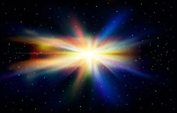 星のある宇宙背景 — ストックベクタ