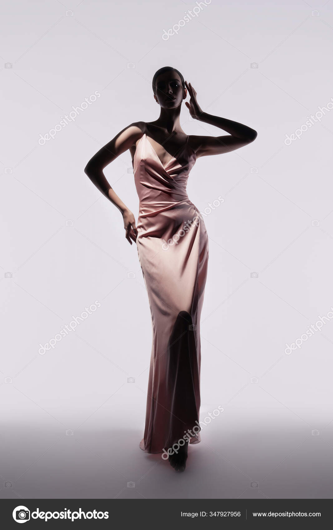 Elegant Girl Posing In Trendy Burgundy Suit Free Stock Photo and Image  315882592