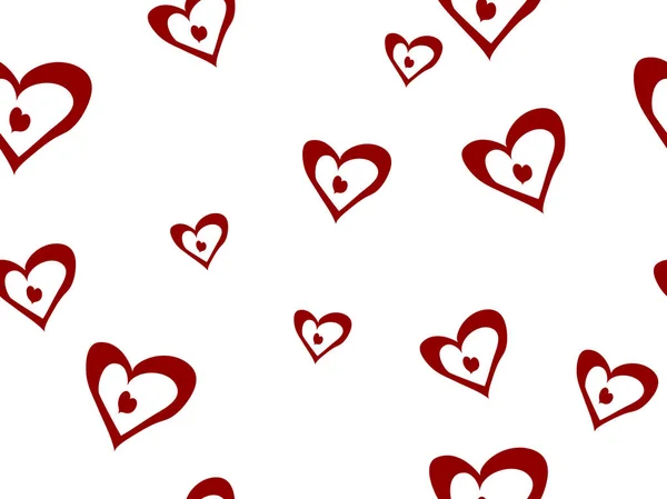 Καρδιά χωρίς ραφή μοτίβο — Διανυσματικό Αρχείο