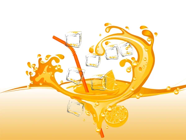 Jus d'orange — Image vectorielle