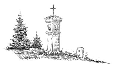 Calvary siyah ve beyaz