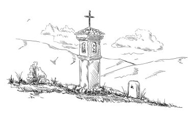 Calvary siyah ve beyaz