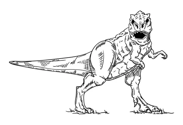 Vettore - dinosauro — Vettoriale Stock
