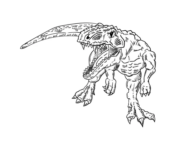 Vettore - dinosauro — Vettoriale Stock