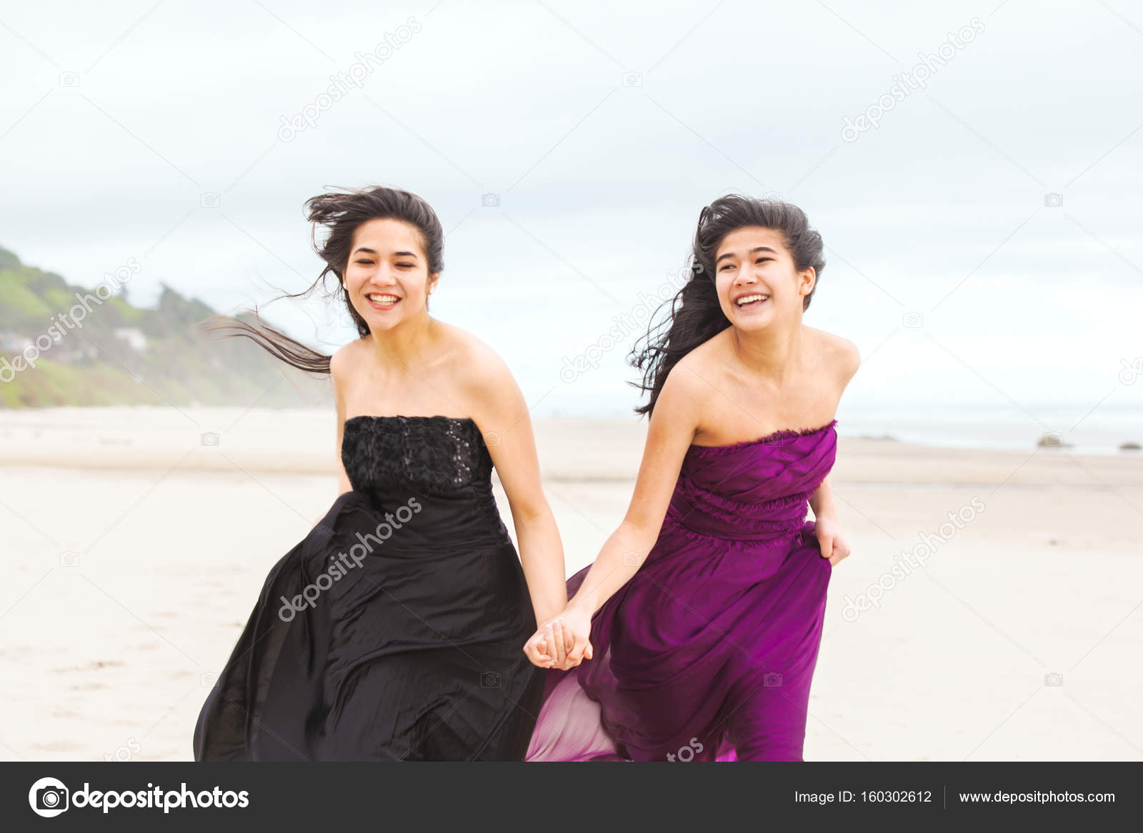 Same day beach teen girls — 4