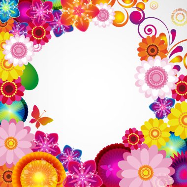 Hediyelik bayram çiçek tasarım arka plan.