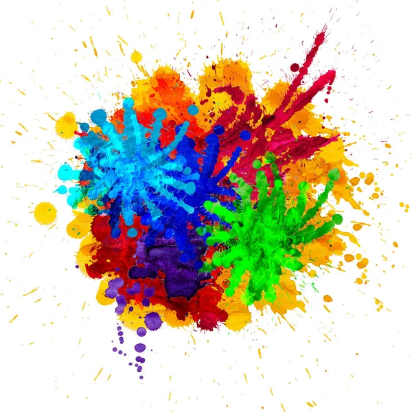 Holi colorful abstract background. Ethnicity graphic paint powder festival paint. — Stock Photo, Image