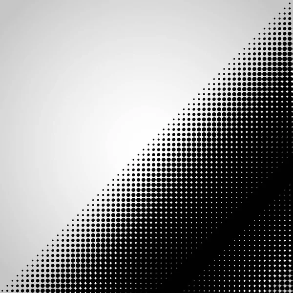 孤立在白色背景上的半色调抽象的黑点设计元素. — 图库矢量图片