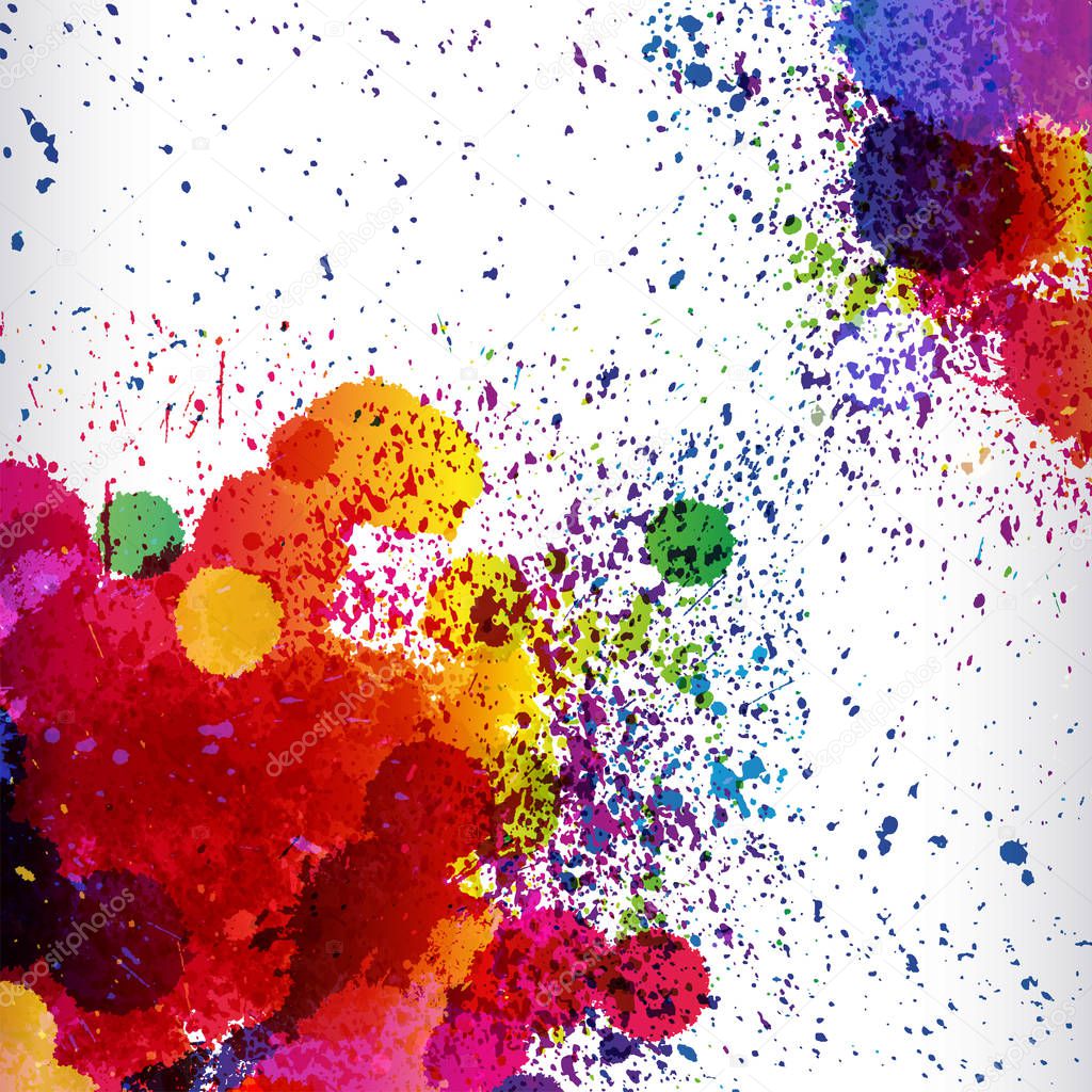 Holi colorful abstract background. Ethnicity graphic paint powder festival paint.