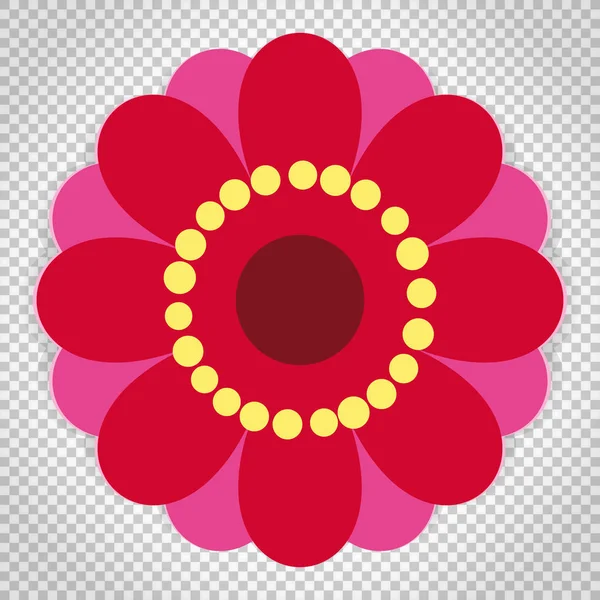 Icono de flor, símbolo floral . — Vector de stock