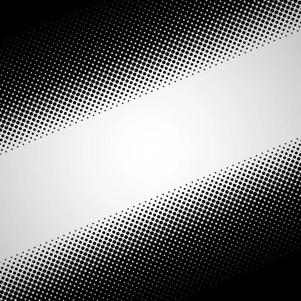 Elemento di design a punti neri vettoriale astratto mezzitoni isolato su uno sfondo bianco . — Vettoriale Stock