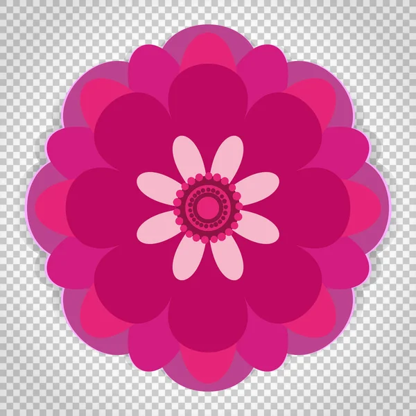 Pictogram van bloem, floral symbool. — Stockvector