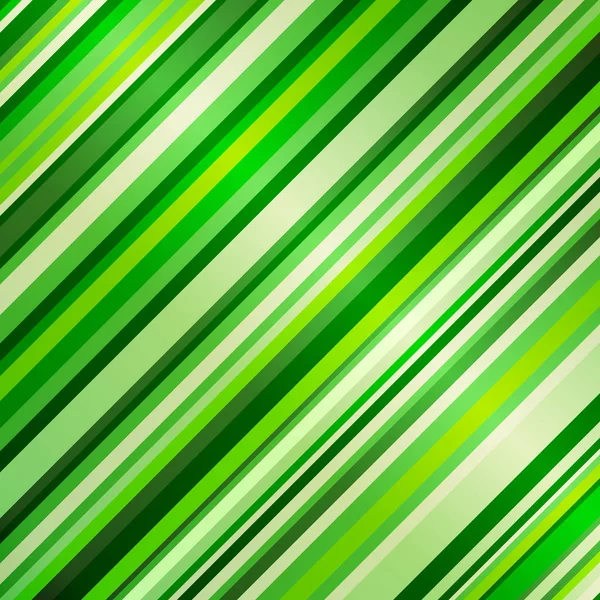 Patrón de rayas con rayas verdes y claras. Fondo de pantalla abstracto . — Vector de stock