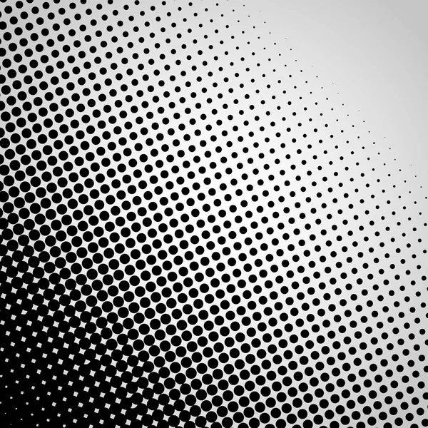 Halftone abstrait point noir élément de conception isolé sur un fond blanc . — Image vectorielle