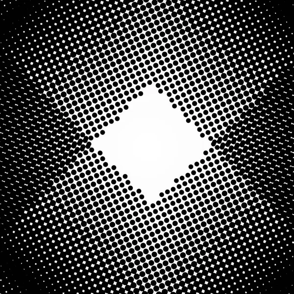 Halbton abstrakte schwarze Punkte Design-Element isoliert auf weißem Hintergrund. — Stockvektor