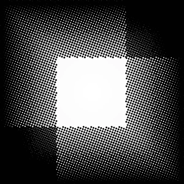 Полутоновые абстрактные черные точки элемент дизайна изолированы на белом фоне . — стоковый вектор