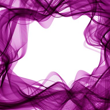 Hafif bir arka plan üzerinde soyut leylak yuvarlak çerçeve.