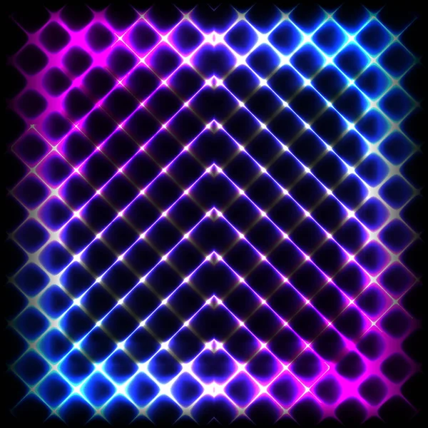 Färgglada neon diagonal bakgrund, abstrakt vektorillustration. — Stock vektor
