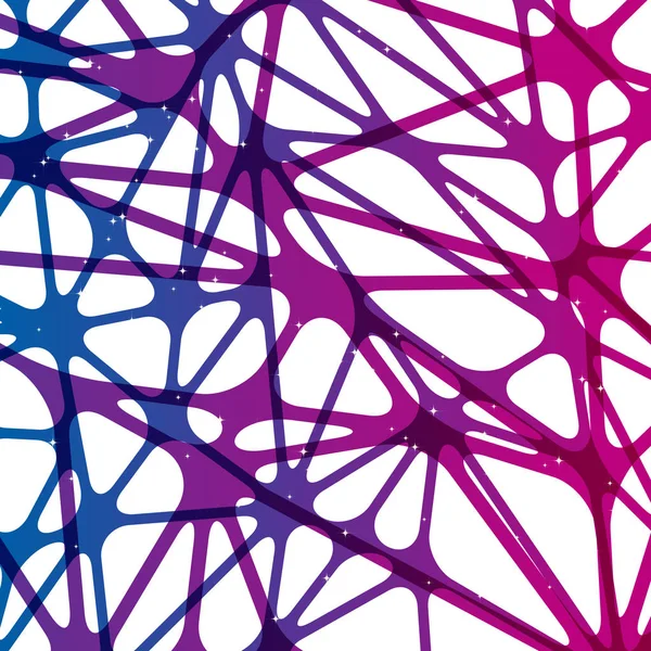 Nöron net arka plan, grafik tasarım dijital illüstrasyon.