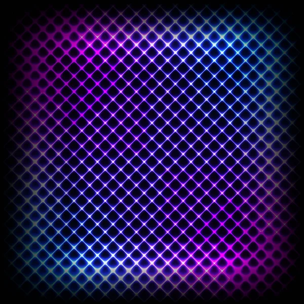 Färgglada neon diagonal bakgrund, abstrakt illustration. — Stock vektor