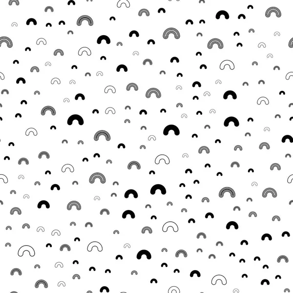 Ark geometrik öğelerle Memphis seamless modeli moda trendi 80-90'lı yılların.