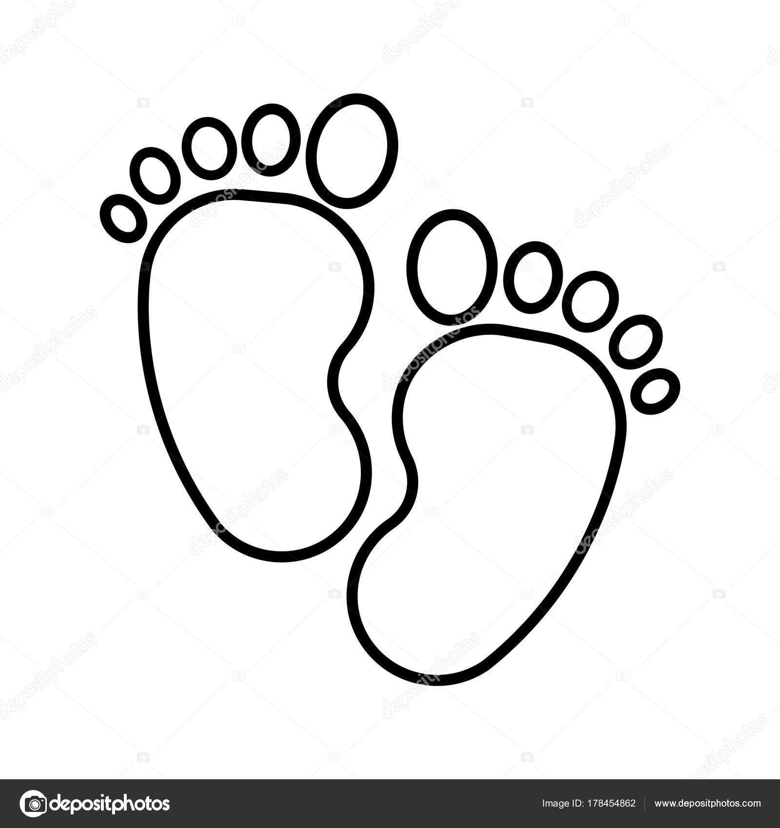 Icono De La Huella Del Bebe Images Vectorielles Icono De La Huella Del Bebe Vecteurs Libres De Droits Page 39 Depositphotos