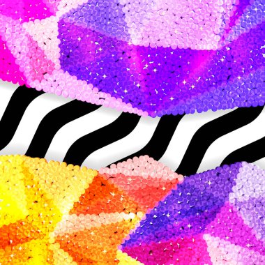 Glitter payet sınır chevron arka plan, tatil kutlama model üzerinde