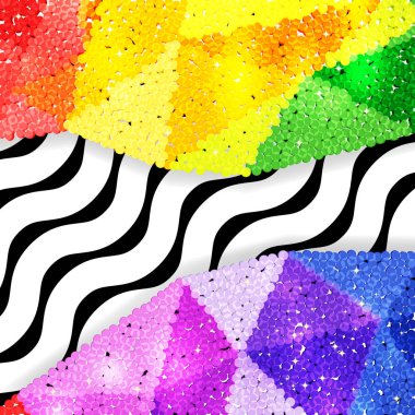 Glitter payet sınırında bir chevron arka plan, tatil kutlama desen bayram kartları, afişler, posterler için.