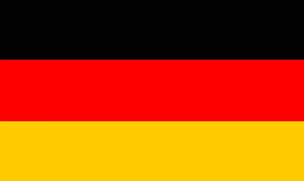 ドイツの旗。独立記念日、お土産のサッカー ゲームのシンボル — ストックベクタ
