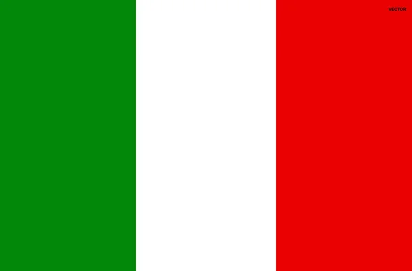 Vlajka Itálie. Symbol den nezávislosti, suvenýr fotbal, — Stockový vektor