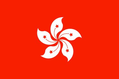 Hong Kong bayrağı. Bağımsızlık günü, Hatıra spor oyunu, düğme dil, simge, sembol.