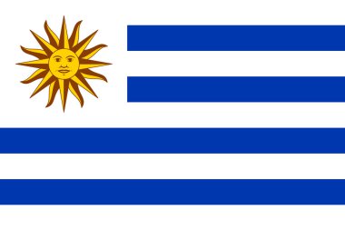 Uruguay bayrağı. Bağımsızlık günü, Hediyelik eşya futbol oyunu, düğme dil, simge, sembol.