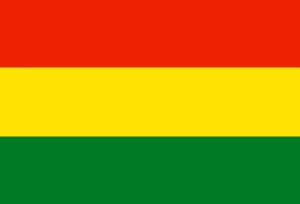 Bandeira da Bolívia. Símbolo do Dia da Independência, jogo de esporte de lembrança — Vetor de Stock