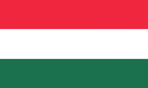 Drapeau de Hongrie. Symbole du Jour de l'Indépendance, souvenir gam de football — Image vectorielle
