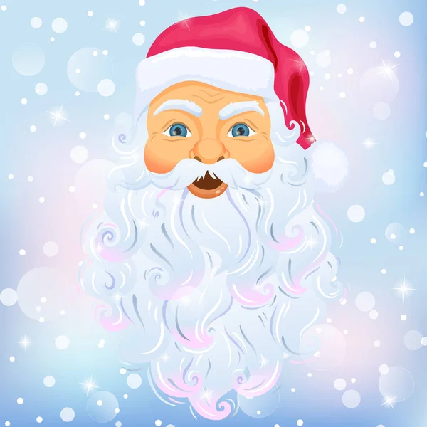 Santa Clause neige nad — Image vectorielle