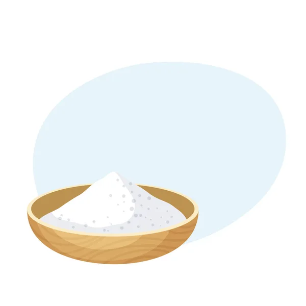 Salt or some powder bowl — Stock Vector