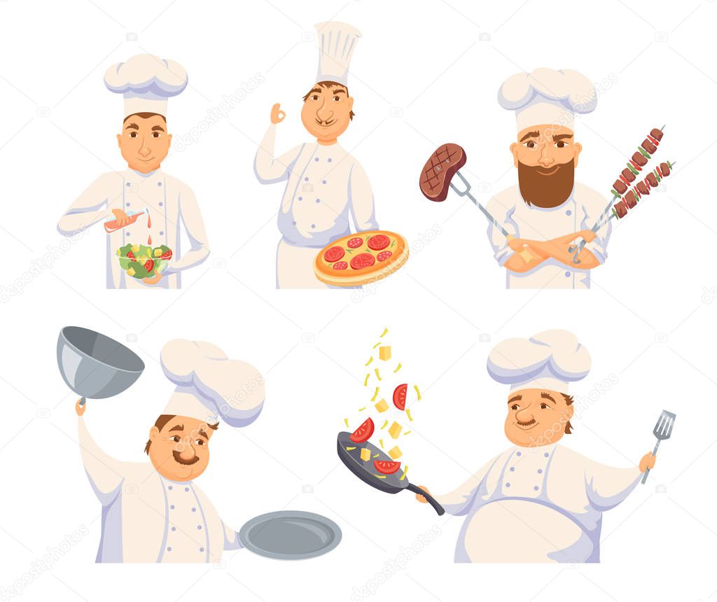 Chefs in restaurant