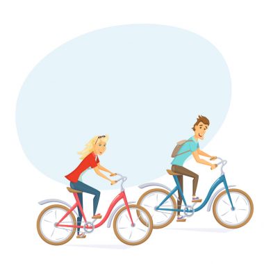 Şehir bisiklet bisikletçi