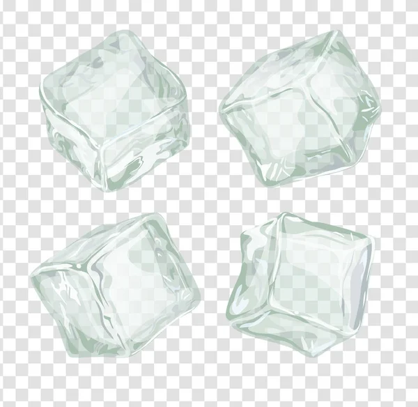 Set cubetti di ghiaccio — Vettoriale Stock