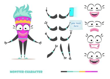 canavar karakter kümesi