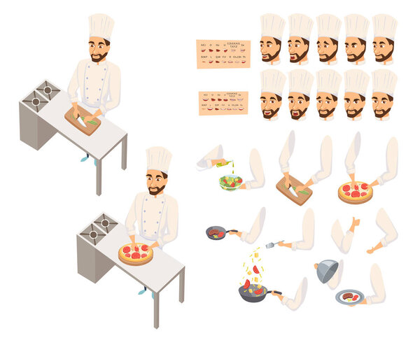 Шеф-повар в ресторане
