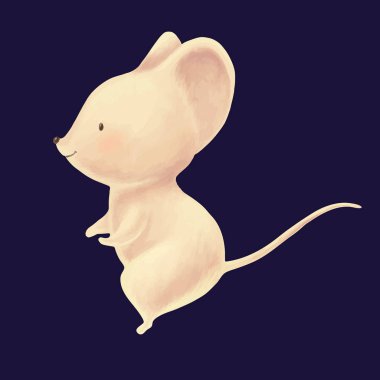 Fare şirin çocuk yazdırma