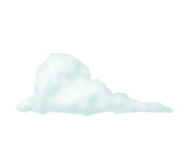 Nube realista aislado — Vector de stock