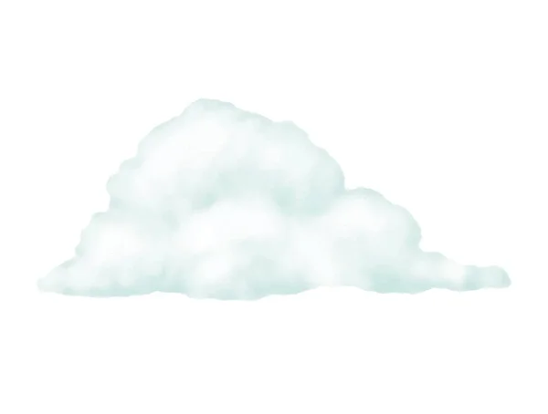 Cloud realistic isolated — Stock Vector