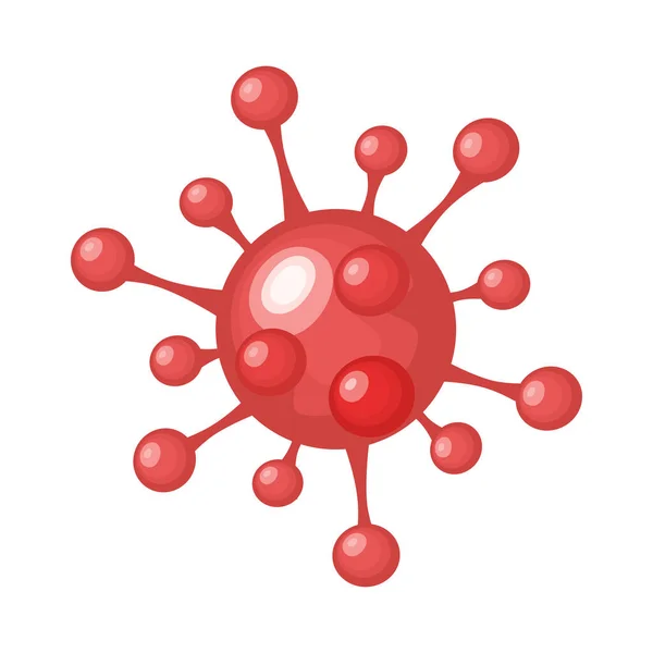 Вектор коронавірусу 2019-ncov та вірусу з клітинами хвороби.. — стоковий вектор