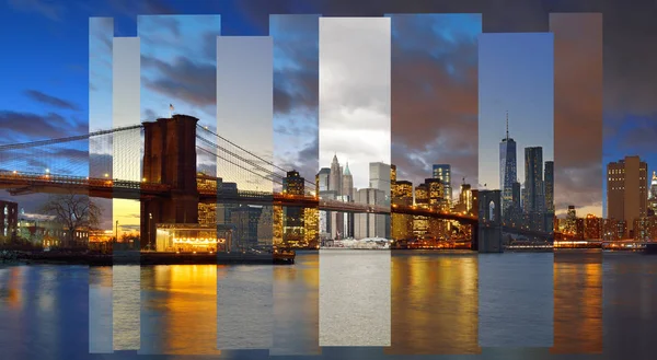 Brooklyn Bridge, New York. — Stock Photo, Image