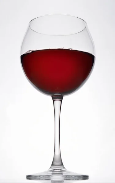 Red wine glass. — Stock Photo, Image