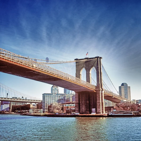 Puente de Brooklyn, Nueva York . — Foto de Stock