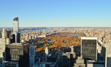 central Park'ta sonbahar.