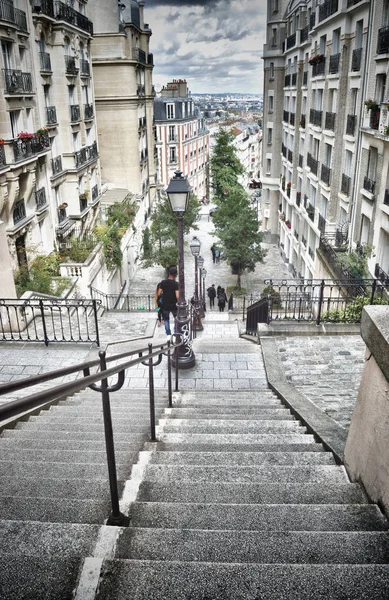 Escalera de Montmartre . — Foto de Stock